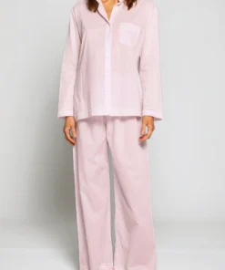 Classic Style Pajama Set - Pink