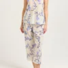 Cami Cropped Pant PJ Set - Riviera Bloom