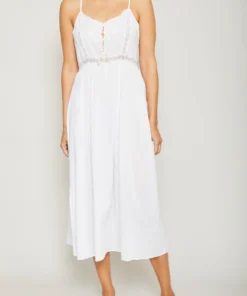 Embroidered Lace Nightgown
